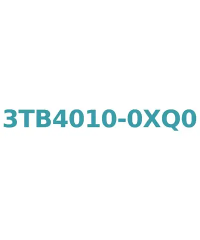 Siemens 3TB4010-0XQ0 Contactor, AC 50 Hz, 380V, 9A, 4kW, Size 0, with 1 NO Auxiliary Contact and Screw Connection