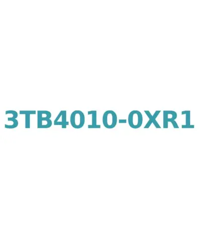 Siemens 3TB4010-0XR1 Contactor 400V 9A 4kW, AC-3, 1NO Auxiliary, Screw Connection