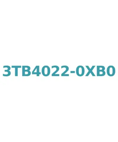 Siemens 3TB4022-0XB0 Contactor AC 50 HZ, 24V, 9A, 4kW, 1 NO + 1 NC, Size 0, Screw Connection