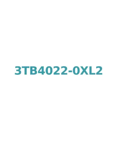 Siemens 3TB4022-0XL2 Contactor AC 50/60 Hz, 9A, 4kW, 230V Coil with 1NO+1NC Aux Contact