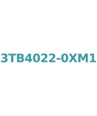 Siemens 3TB4022-0XM1 Contactor 208V, 9A, 4kW, Size 0, Screw Connection