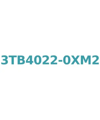 Siemens 3TB4022-0XM2 Contactor 9A, 4kW, 208V AC, 1NO+1NC, Size S0