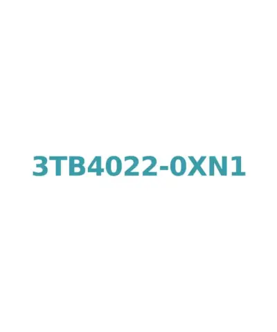 Siemens 3TB4022-0XN1 Contactor 9A, 4kW, 220V AC, 1 NO + 1 NC