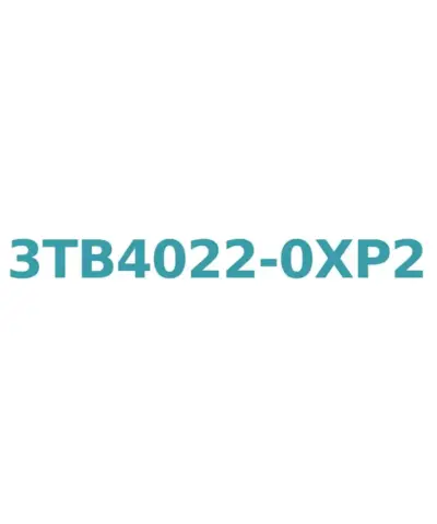 Siemens 3TB4022-0XP2 Contactor, 9A, 4kW, 240V AC, 1NO+1NC Aux, Size 0