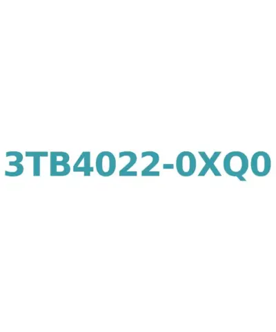 Siemens 3TB4022-0XQ0 Contactor 9A, 4kW, 400V AC3, 1NO + 1NC Aux Contacts, Size 0, Screw Connection