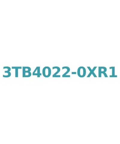 Siemens 3TB4022-0XR1 Contactor: 440V, 9A, 4kW Size 0 Screw Connection