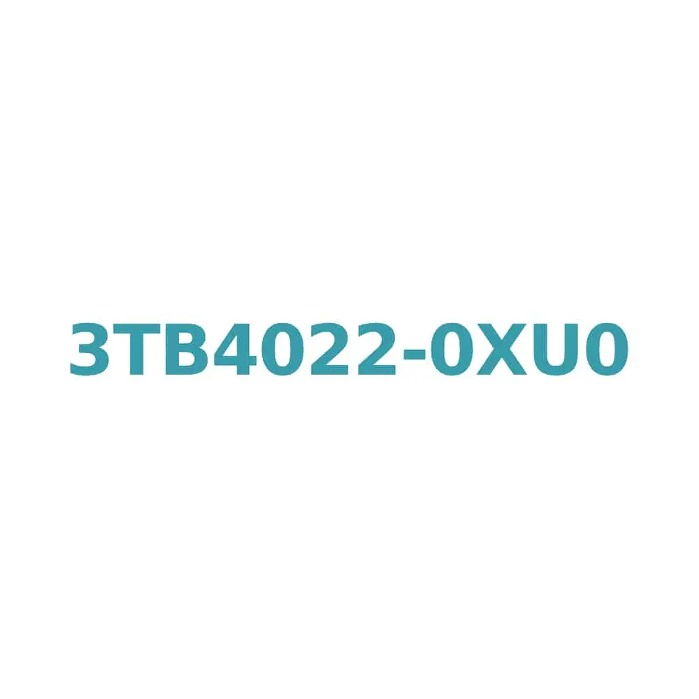 Siemens 3TB4022-0XU0 Contactor, AC 240V, 9A, 4kW, Screw Connection, 1NO+1NC Aux Contact Original Brand New 1 Siemens 3TB4022-0XU0 Contactor, AC 240V, 9A, 4kW, Screw Connection, 1NO+1NC Aux Contact