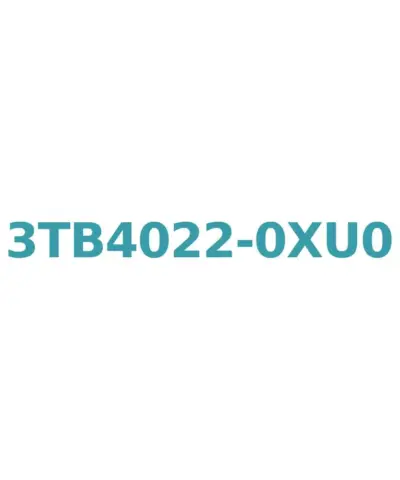 Siemens 3TB4022-0XU0 Contactor, AC 240V, 9A, 4kW, Screw Connection, 1NO+1NC Aux Contact