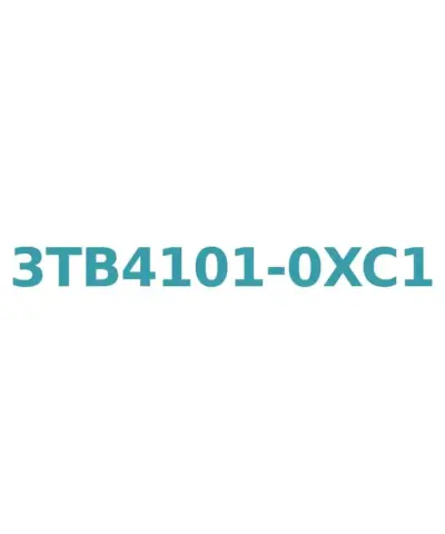 Siemens 3TB4101-0XC1 24V AC Contactor, 12A, 5.5kW, 1NC Auxiliary Contact