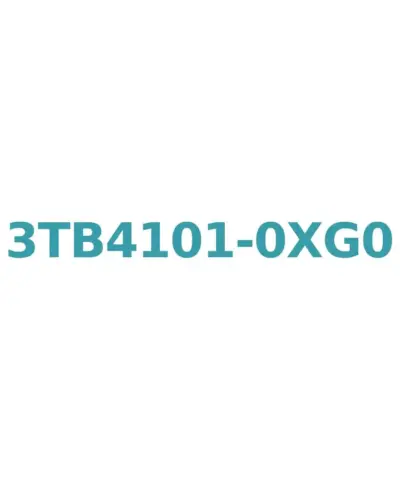 Siemens 3TB4101-0XG0 Contactor AC 36V, 12A, 5.5kW, 1 NC, Size S0 Screw Connection