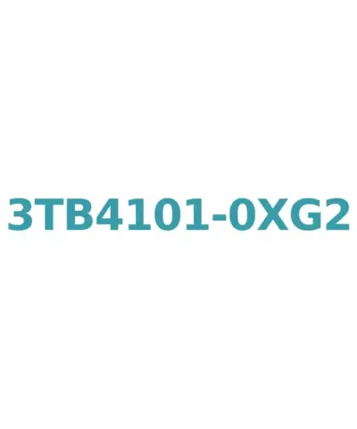 Siemens 3TB4101-0XG2 Contactor 110V AC, 12A (AC3 400V), 5.5kW, 1 NC Auxiliary, Size 0, Screw Connection