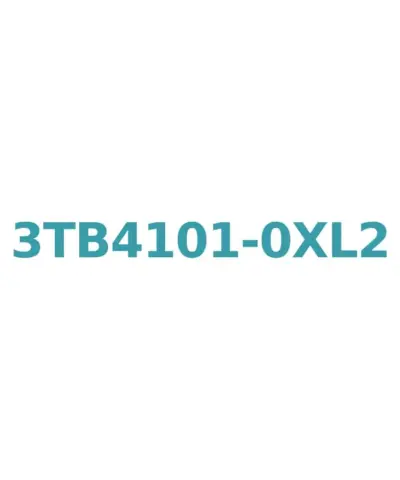 Siemens 3TB4101-0XL2 Contactor: 12A, 5.5kW, 230V AC Coil, 1NC Auxiliary, Size 0, Screw Connection
