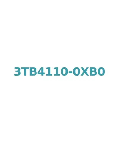 Siemens 3TB4110-0XB0 Contactor 12A, 5.5kW, 24V AC Coil, Size 0, 1NO Aux
