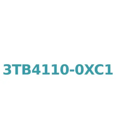 Siemens 3TB4110-0XC1 Contactor AC 60Hz, 24V, 12A, 5.5kW, 1 NO Aux, Screw Terminal