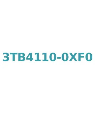 Siemens 3TB4110-0XF0 Contactor, AC 50Hz, 110V, 12A, 5.5kW, 1 NO Auxiliary Contact