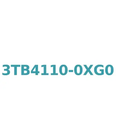 Siemens 3TB4110-0XG0 Contactor: AC 50 Hz, 36V, 12A, 5.5 kW, Size 0, 1 NO Aux, Screw Connection