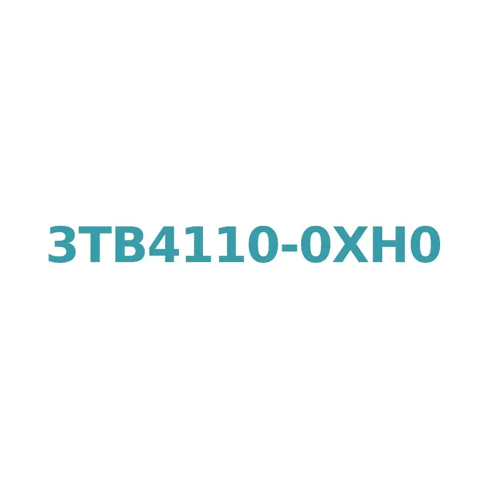 Siemens 3TB4110-0XH0 Contactor AC-3, 12A, 5.5kW, 48V Coil, 1NO Aux, Size 0 Original Brand New 1 Siemens 3TB4110-0XH0 Contactor AC-3, 12A, 5.5kW, 48V Coil, 1NO Aux, Size 0