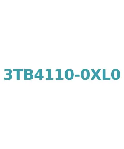 Siemens 3TB4110-0XL0 Contactor, AC 50Hz, 125/127V, 12A, 5.5kW, Size 0, 1NO Aux, Screw Connection