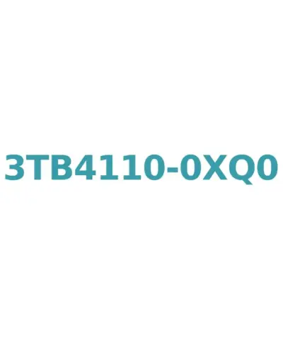 Siemens 3TB4110-0XQ0 Contactor AC 50 Hz, 380V, 12A, 5.5kW, 1 NO Auxiliary Contact