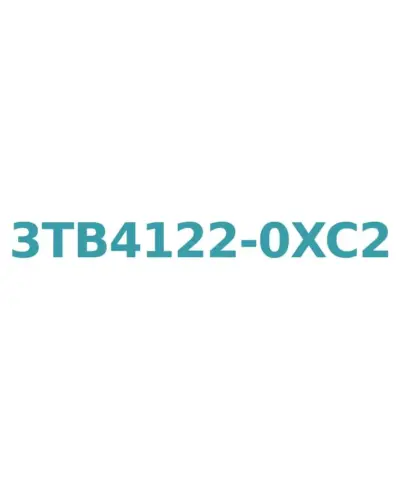 Siemens 3TB4122-0XC2 Contactor 24V AC, 12A, 5.5kW with 1 NO + 1 NC Auxiliary Contact