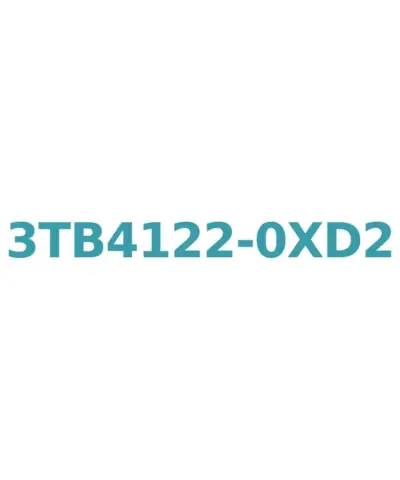 Siemens 3TB4122-0XD2 Contactor, 42V AC, 12A, 5.5kW, Size S0 with 1NO+1NC Aux Contact
