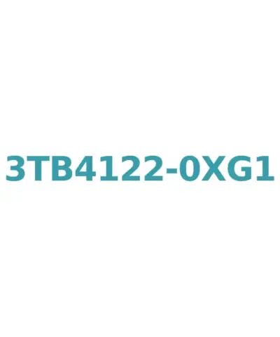 Siemens 3TB4122-0XG1 Contactor, 12A, 5.5kW, 110V AC, Size 0, Screw Terminal