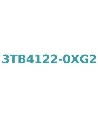 Siemens 3TB4122-0XG2 Contactor 12A, 5.5kW, 110V AC Coil, 1NO+1NC Aux. Contact