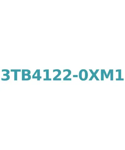 Siemens 3TB4122-0XM1 Contactor 12A, 5.5kW, AC-3, 208V AC Coil, 1 NO + 1 NC Aux Contact, Screw Terminal
