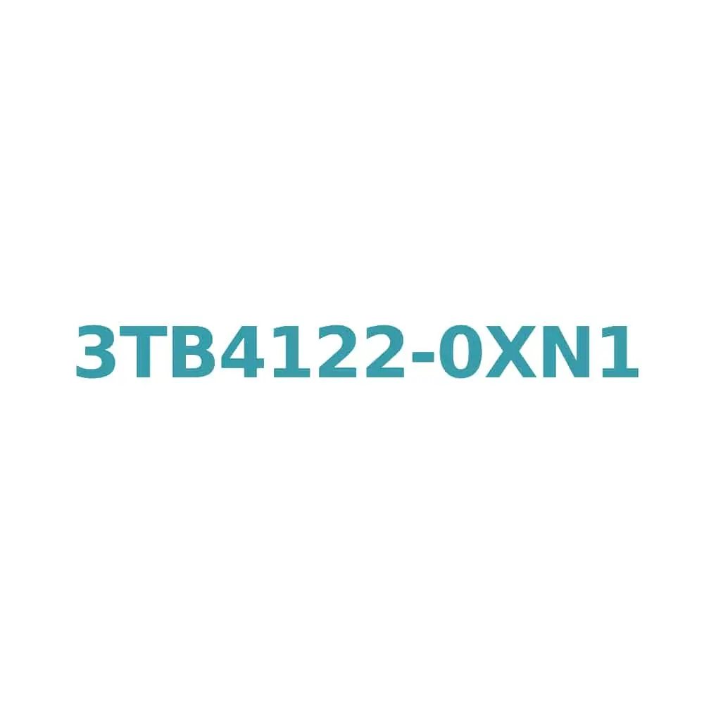 Siemens 3TB4122-0XN1 Contactor AC 220V, 12A, 5.5kW, 1NO+1NC Aux, Size 0, Screw Connection Original Brand New 1 Siemens 3TB4122-0XN1 Contactor AC 220V, 12A, 5.5kW, 1NO+1NC Aux, Size 0, Screw Connection