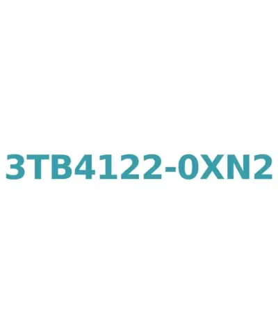 Siemens 3TB4122-0XN2 Contactor, 12A, 5.5kW, 400V, 1NO+1NC, AC-3, Screw Terminal