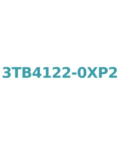 Siemens 3TB4122-0XP2 Contactor AC 50/60 Hz, 240V, 12A, 5.5kW, 1NO+1NC, Size S0, Screw Terminal