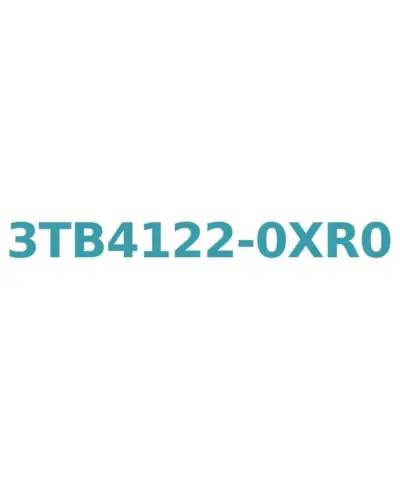 Siemens 3TB4122-0XR0 Contactor 12A, 5.5kW, 415V AC, Size 0, Screw Connection