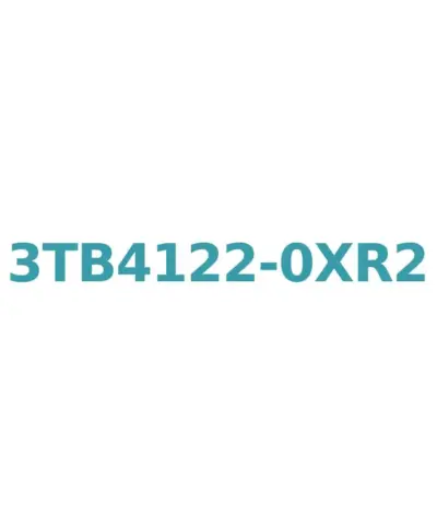 Siemens 3TB4122-0XR2 Contactor 12A, 5.5kW, AC-3 400V, 1NO+1NC Auxiliary Contacts, Size 0, Screw Connection