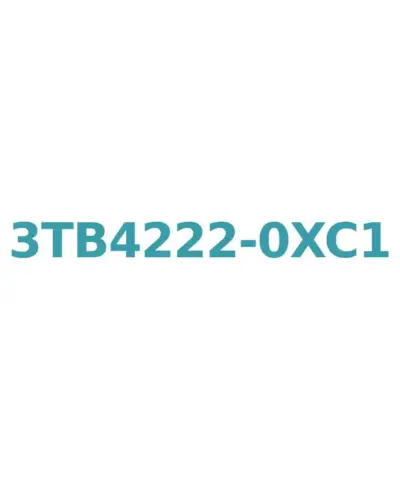 Siemens 3TB4222-0XC1 Contactor 24V AC, 16A, 7.5kW, 1NO+1NC, Screw Terminal