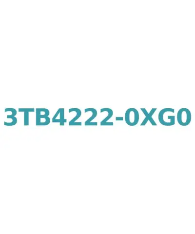 Siemens 3TB4222-0XG0 Contactor, 16A, 7.5kW, 36V AC Coil, 1 NO + 1 NC Auxiliary Contact