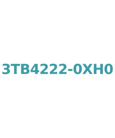 Siemens 3TB4222-0XH0 Contactor, 48V AC, 16A, 7.5kW, with 1 NO + 1 NC Auxiliary Contact