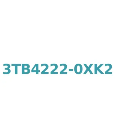 Siemens 3TB4222-0XK2 16A 7.5kW AC Contactor, 120V Coil, 1NO+1NC Aux, Size 1, Screw Terminal