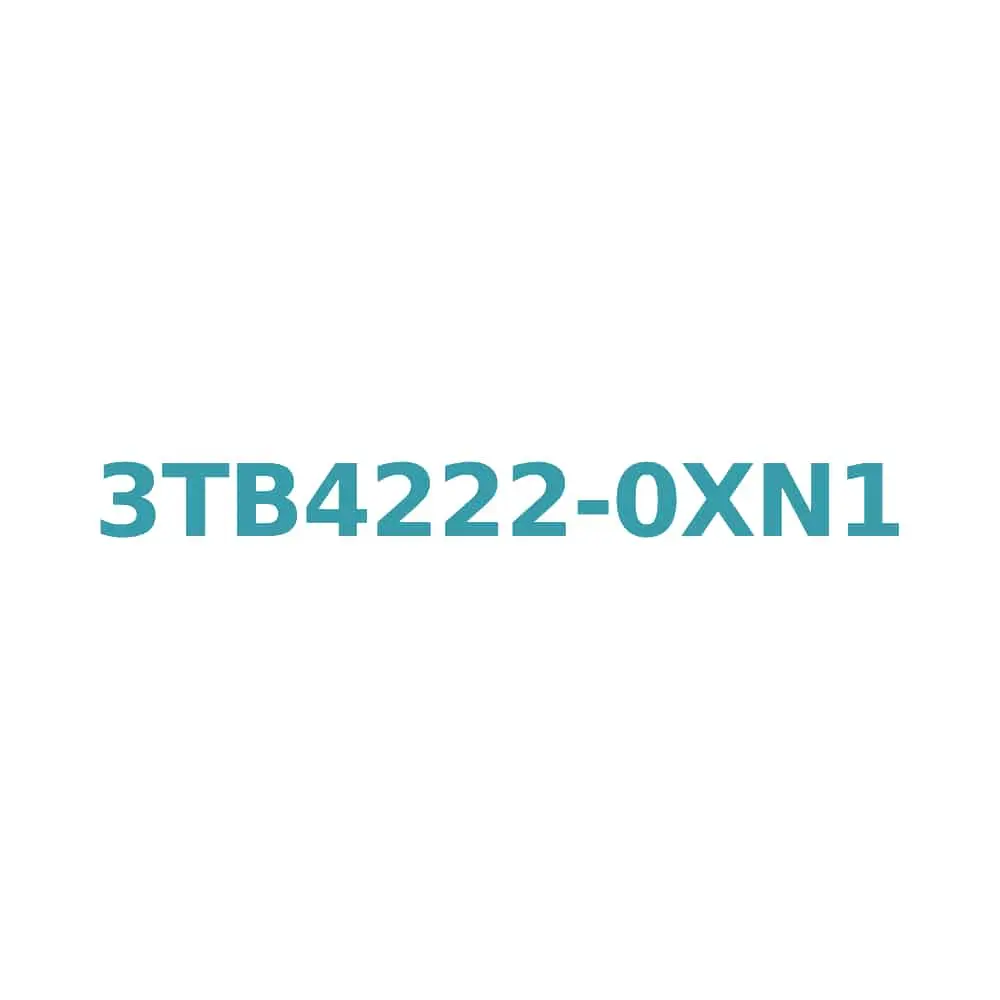 Siemens 3TB4222-0XN1 Contactor: AC-3, 16A, 7.5kW, 220V Coil, Size 1, Screw Terminals Original Brand New 1 Siemens 3TB4222-0XN1 Contactor: AC-3, 16A, 7.5kW, 220V Coil, Size 1, Screw Terminals