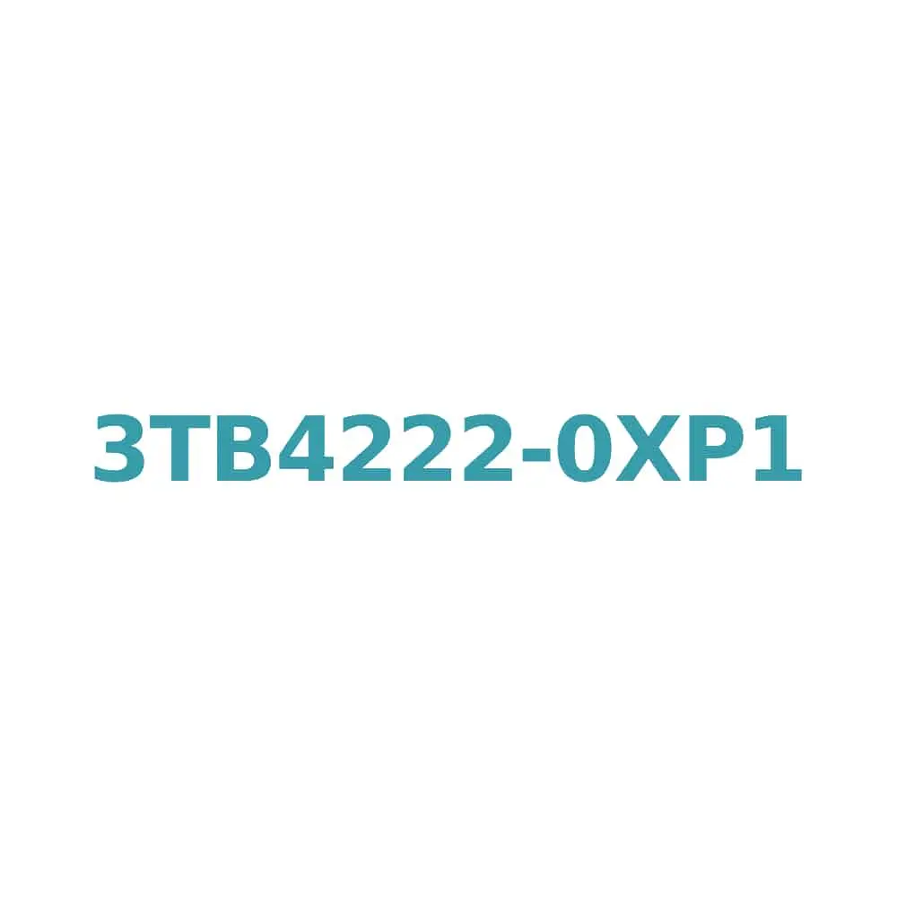 Siemens 3TB4222-0XP1 Contactor 240V, 16A, 7.5kW with 1 NO + 1 NC Auxiliary Contact Original Brand New 1 Siemens 3TB4222-0XP1 Contactor 240V, 16A, 7.5kW with 1 NO + 1 NC Auxiliary Contact