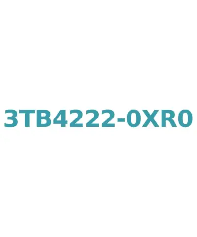Siemens 3TB4222-0XR0 Contactor 16A, 7.5kW, 415V AC, 1 NO + 1 NC Auxiliary Contacts, Screw Terminal