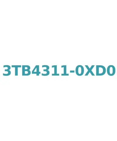 Siemens 3TB4311-0XD0 Contactor 42V AC, 22A, 11kW, 1NC Auxiliary Contact