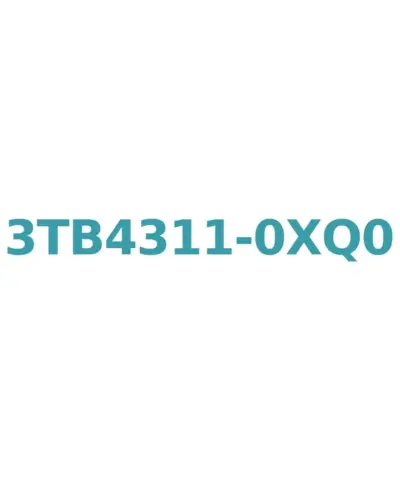 Siemens 3TB4311-0XQ0 Contactor, AC 50 Hz, 380V Coil, 400V 22A 11kW, 1NC Auxiliary, Screw Terminal, Size 1