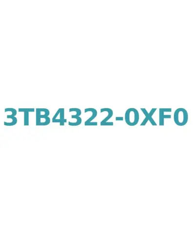 Siemens 3TB4322-0XF0 Contactor, 110V AC, 22A, 11kW, 1 NO + 1 NC, Size 1, Screw Connection