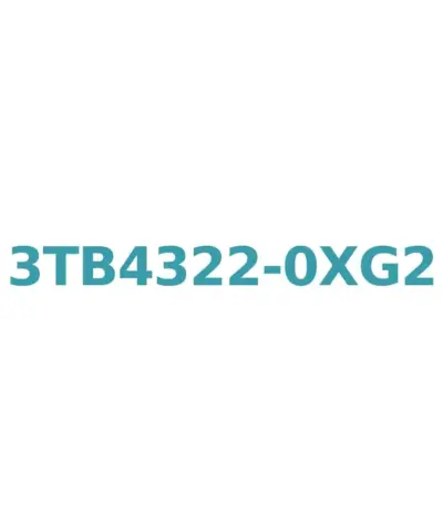 Siemens 3TB4322-0XG2 Contactor: 11kW, 22A, 110V AC Coil, 1 NO + 1 NC Aux, Screw Terminal