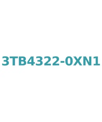 Siemens 3TB4322-0XN1 Contactor AC 60Hz, 220V, 22A, 11kW with 1NO+1NC Auxiliary Contact, Size 1