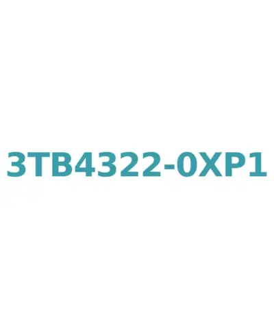 Siemens 3TB4322-0XP1 Contactor 240V AC, 22A, 11kW, Size 1 with 1 NO + 1 NC Auxiliary Contact
