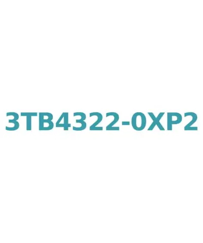 Siemens 3TB4322-0XP2 Contactor AC 50/60 Hz, 240V Coil, 11kW, 22A, 1NO+1NC, Size 1, Screw Connection