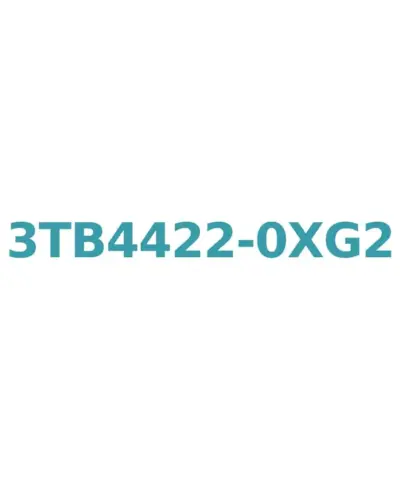 Siemens 3TB4422-0XG2 Contactor AC 50/60 Hz, 110V Coil, 32A, 15kW, 1NO+1NC, Size 2, Screw Connection
