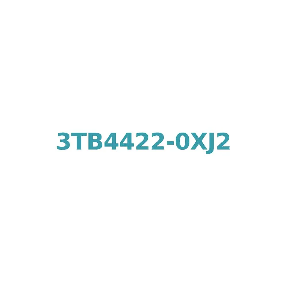 Siemens 3TB4422-0XJ2 Contactor 115V AC, 32A, 15kW, 1NO + 1NC Aux Original Brand New 1 Siemens 3TB4422-0XJ2 Contactor 115V AC, 32A, 15kW, 1NO + 1NC Aux