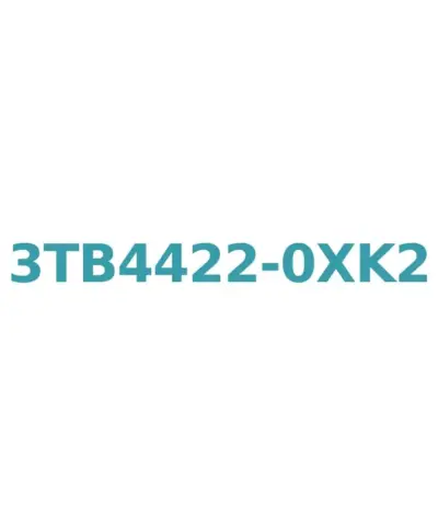 Siemens 3TB4422-0XK2 Contactor AC 50/60Hz, 120V, 32A, 15kW, 1NO + 1NC, Size 2, Screw Connection